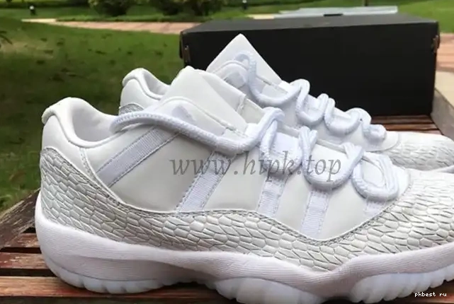 Authentic Air Low“Frost Jordan 11 White” 0605